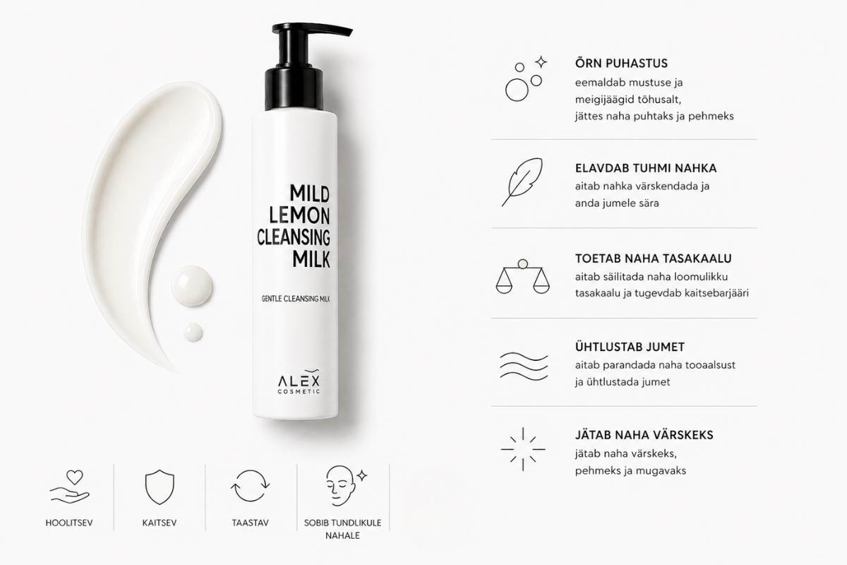 Mild Lemon Cleansing Milk