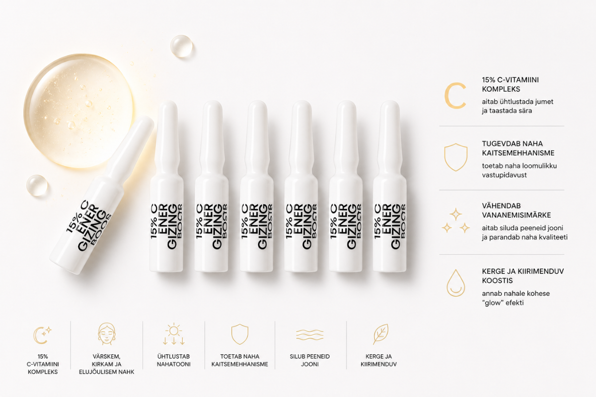 15% C Energizing Booster ampullid 7x